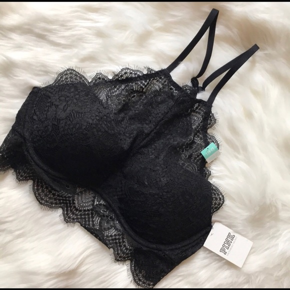 PINK Victoria's Secret Other - NWT PINK VS Eyelash High Neck Bralette